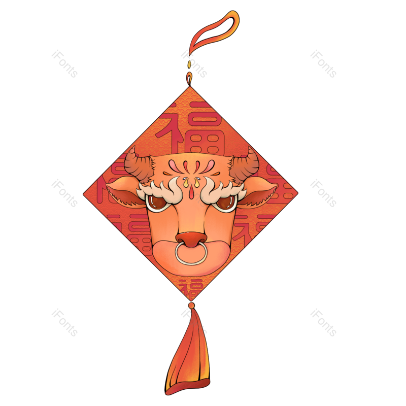 红色图片,新年元素,PNG,免抠素材